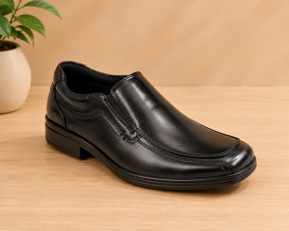 USED Deer Stags Boy's Boots, Black, 1.5 Little Kid